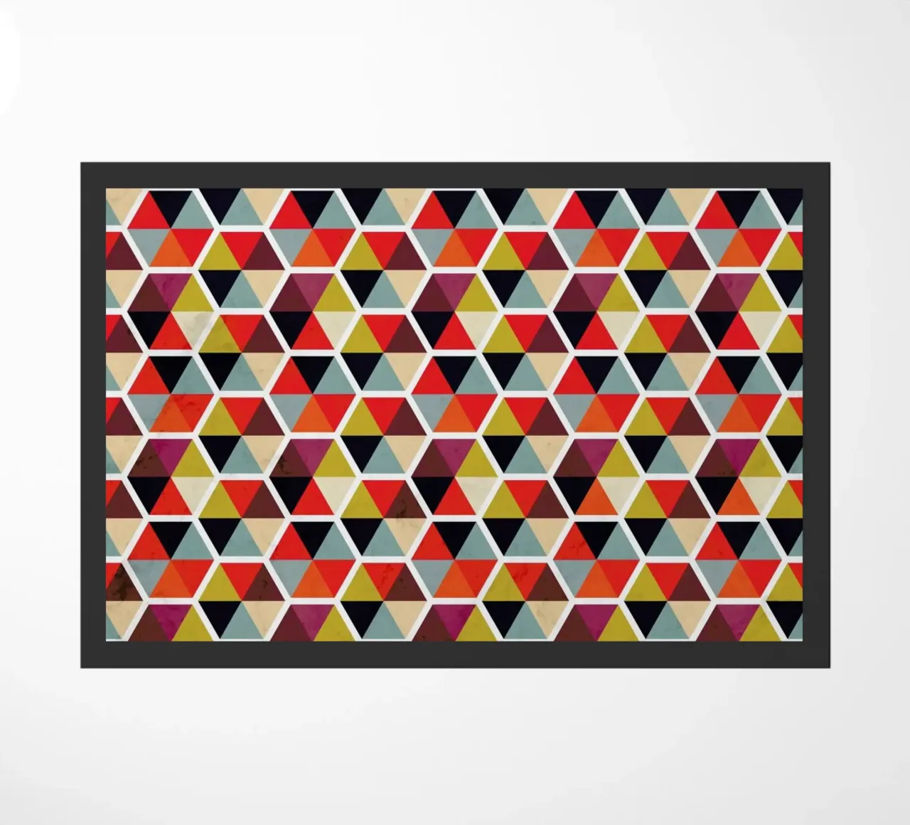 Colorful Umbrellas Geometric Pattern zerbino da Tobe Fonseca