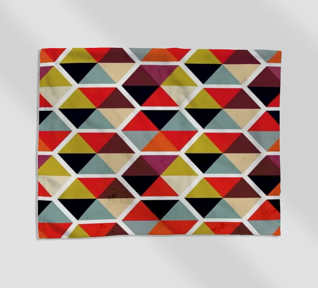 Colorful Umbrellas Geometric Pattern telo mare da Tobe Fonseca