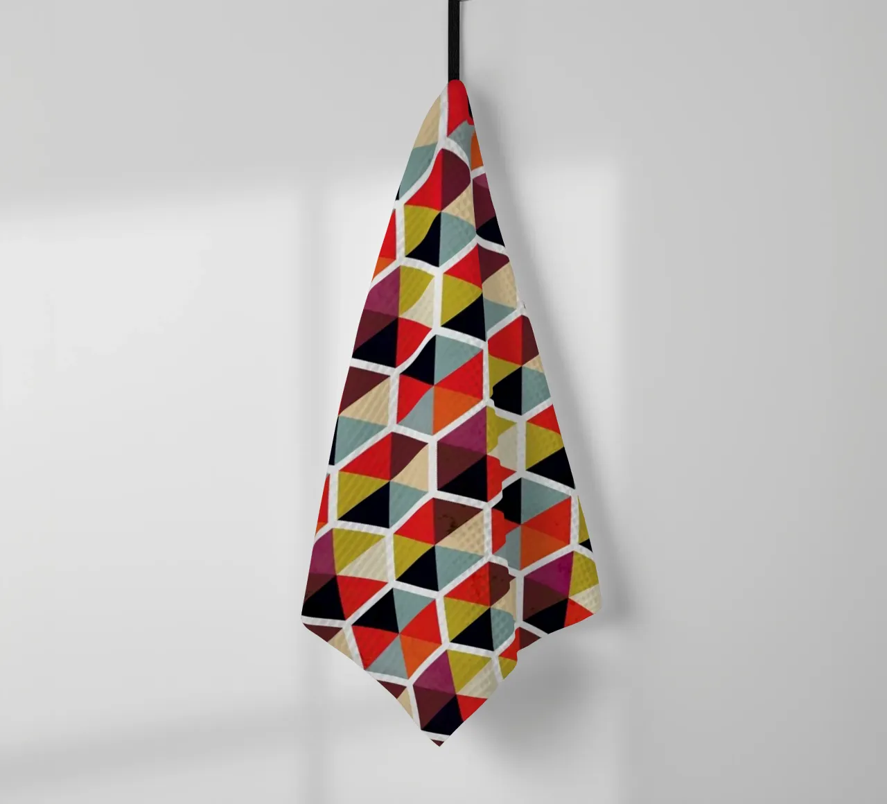 Colorful Umbrellas Geometric Pattern canovaccio da cucina da Tobe Fonseca