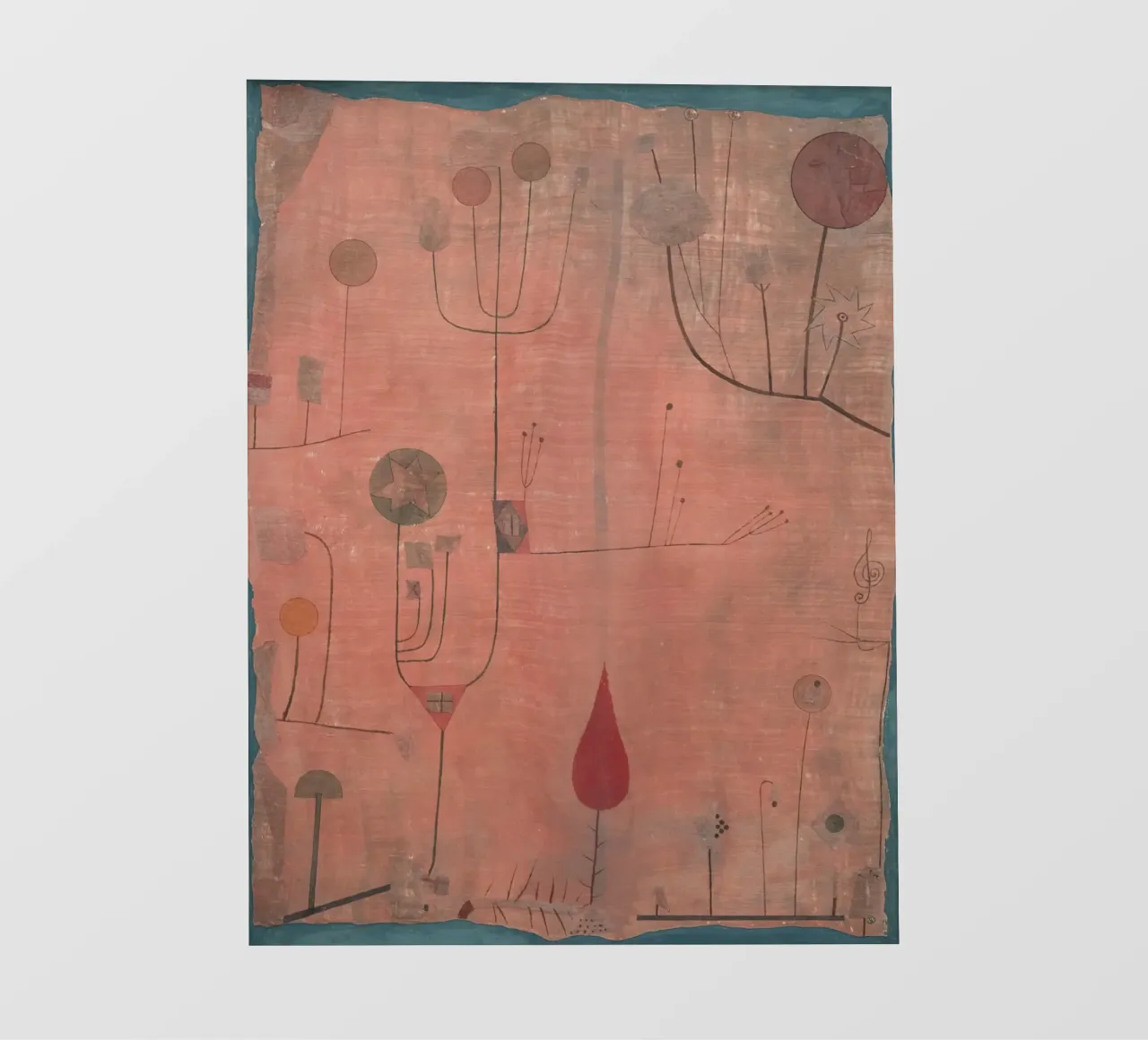 Paul Klee - Frutti su rosso, 1930 telo in pvc da Timeless Artworks