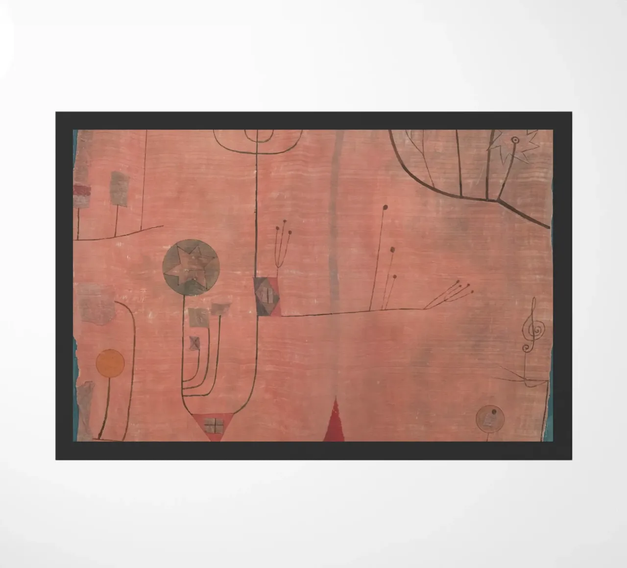 Paul Klee - Frutti su rosso, 1930 zerbino da Timeless Artworks