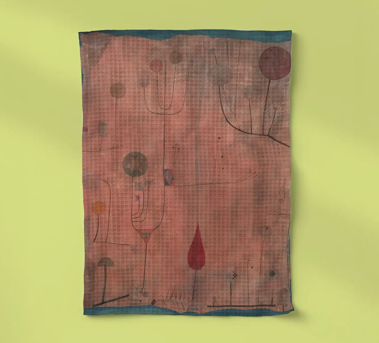 Paul Klee - Frutti su rosso, 1930 canovaccio da cucina da Timeless Artworks
