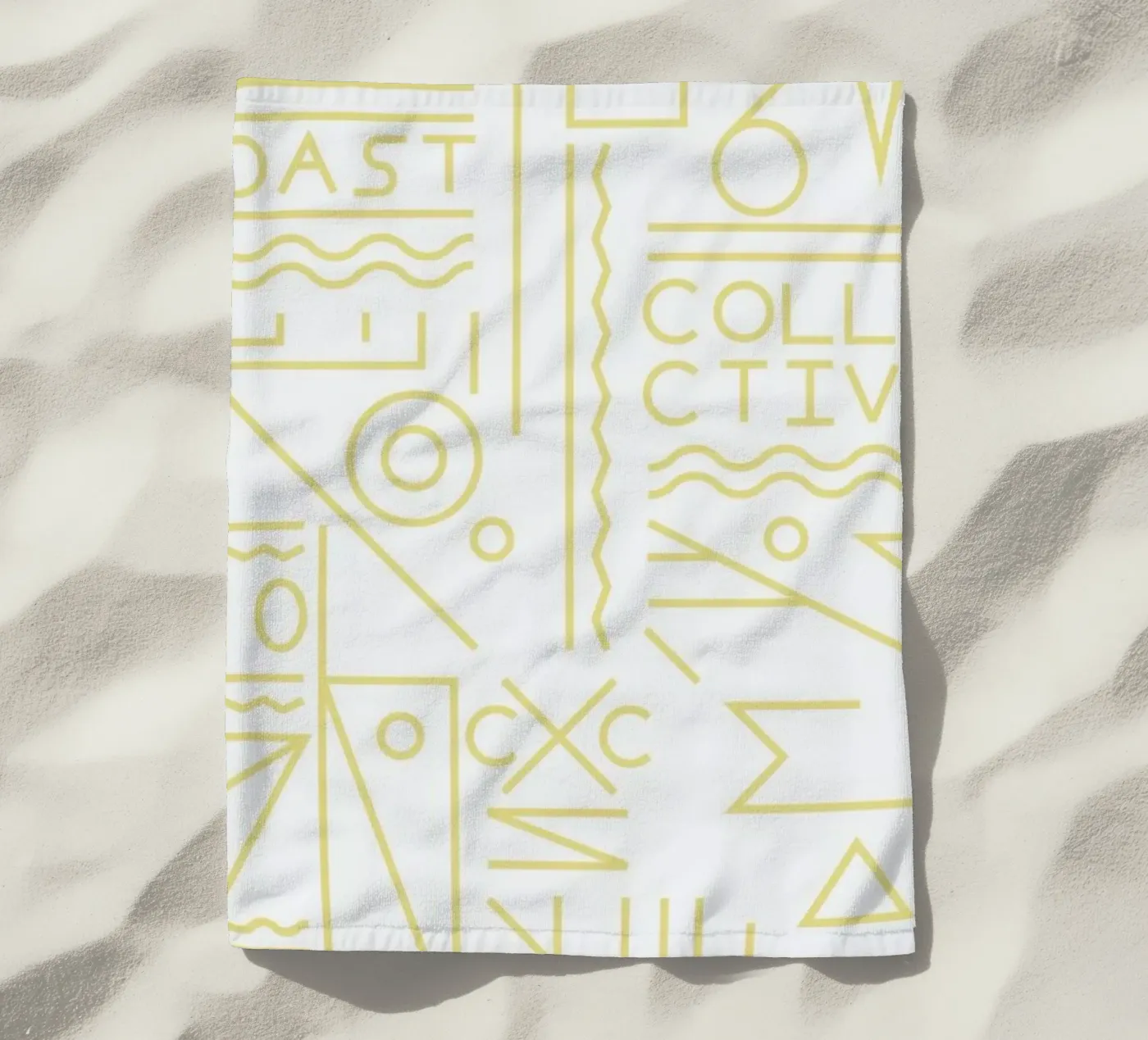 Coast beach towel by Tyler Dale