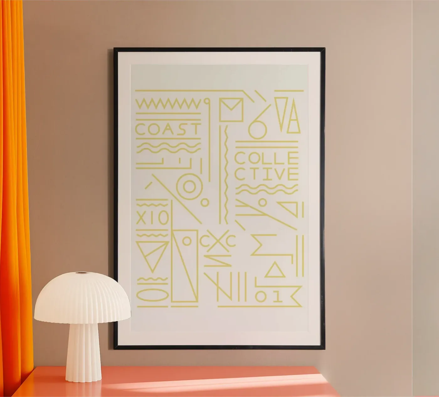 Coast poster van Tyler Dale
