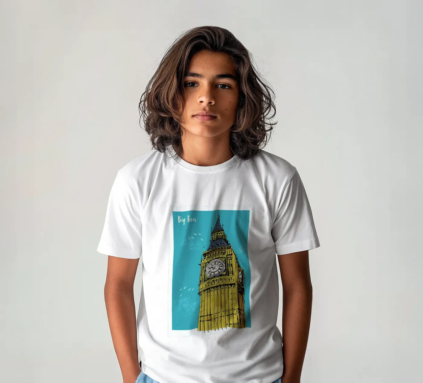 Big Ben t-shirt bambini da Rocket68