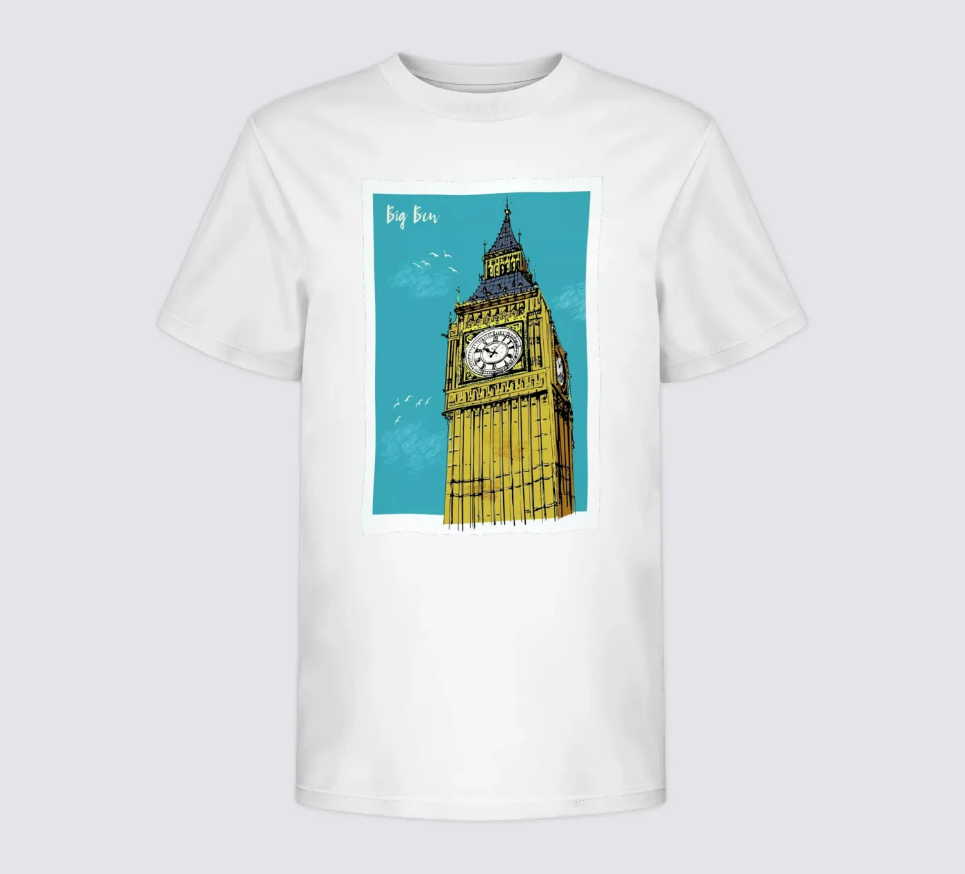 Big Ben t-shirt bambini da Rocket68