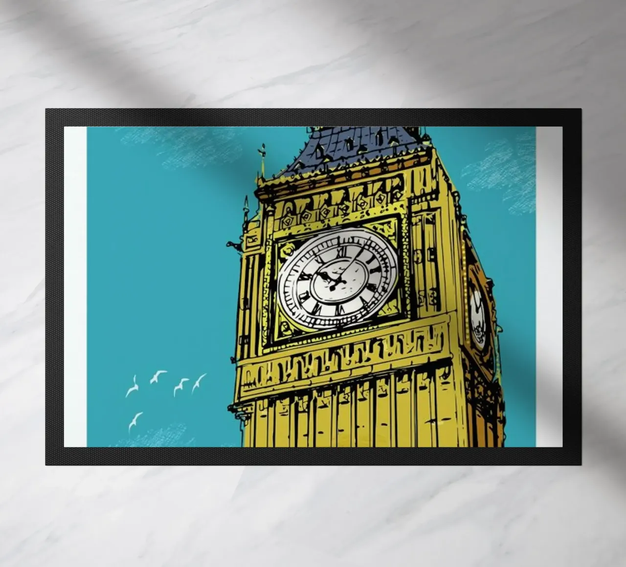 Big Ben doormat by Rocket68