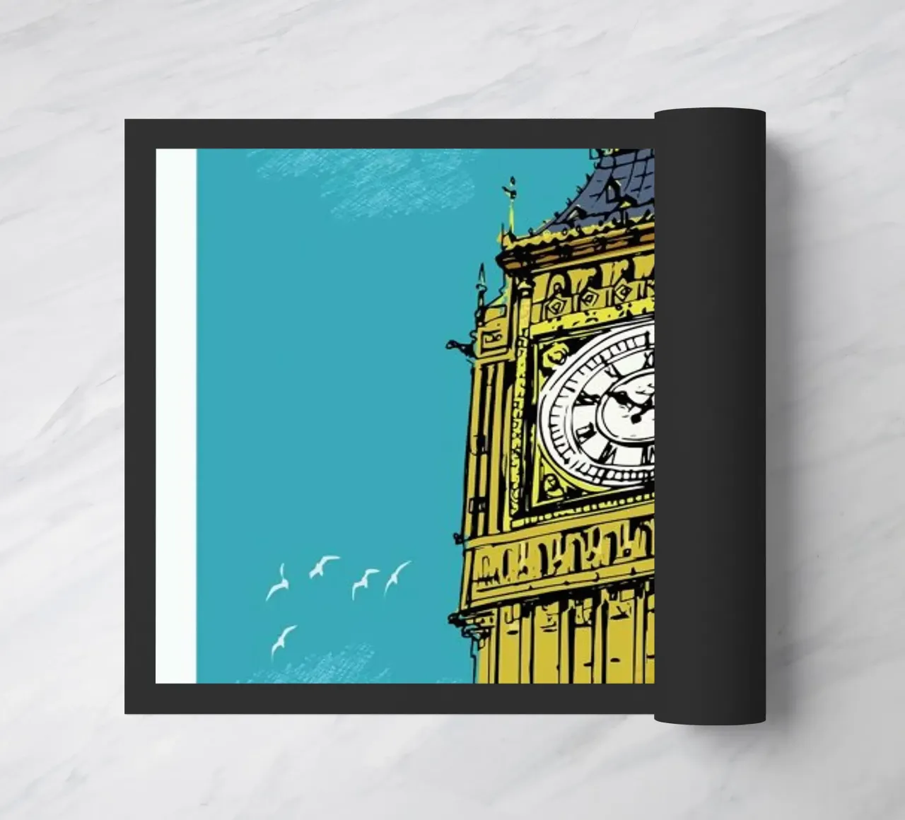 Big Ben doormat by Rocket68