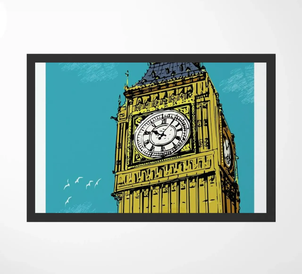 Big Ben doormat by Rocket68