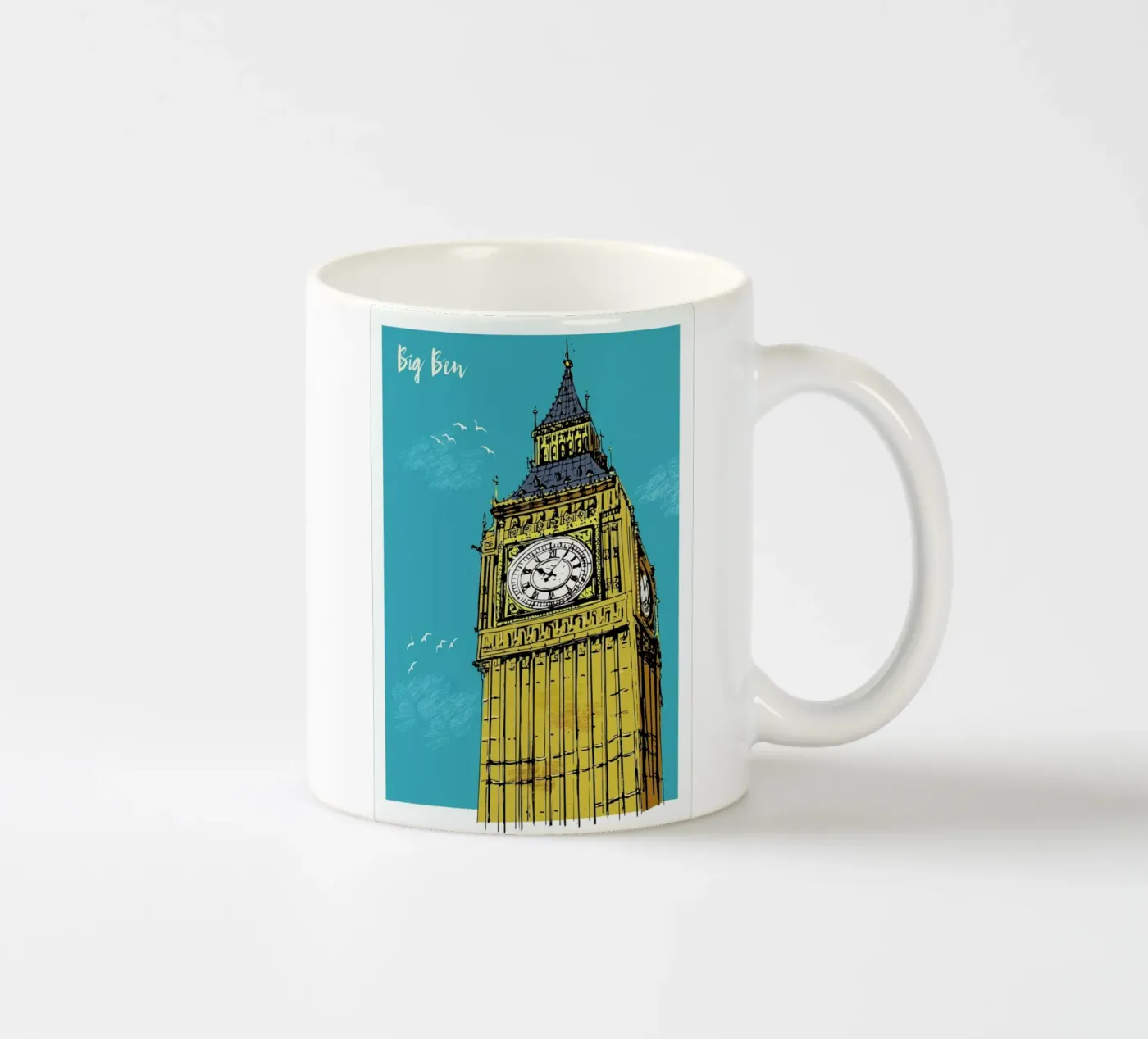 Big Ben ceramic mug by Rocket68