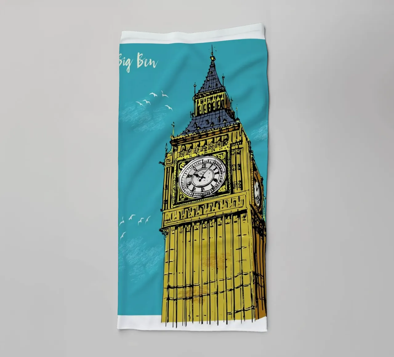 Big Ben asciugamano da bagno da Rocket68