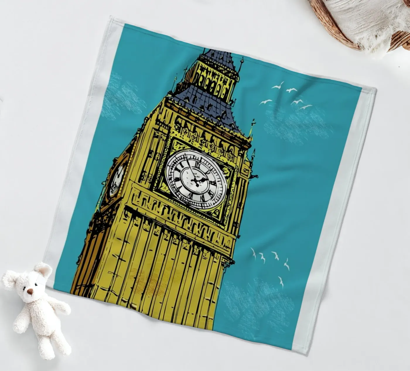 Big Ben Fleecedecke von Rocket68