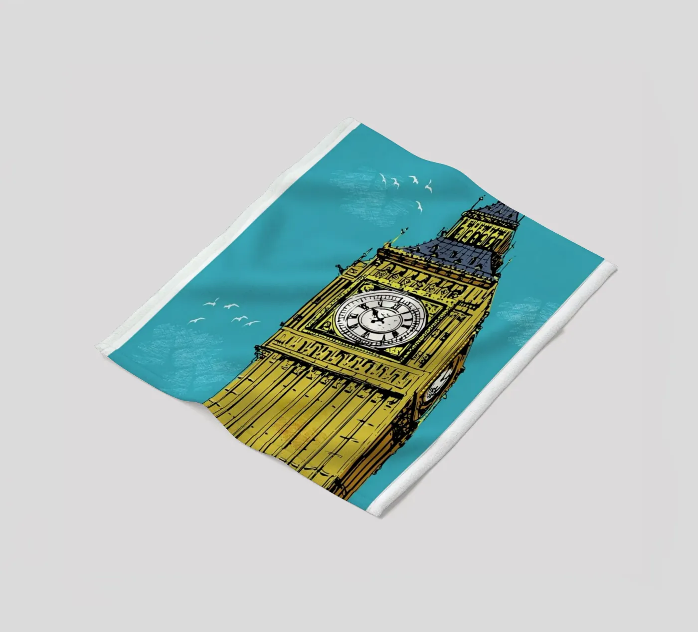 Big Ben Fleecedecke von Rocket68