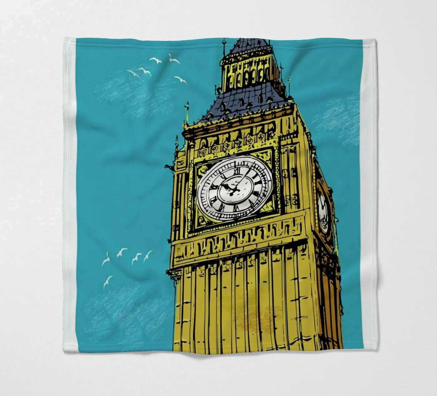 Big Ben Fleecedecke von Rocket68