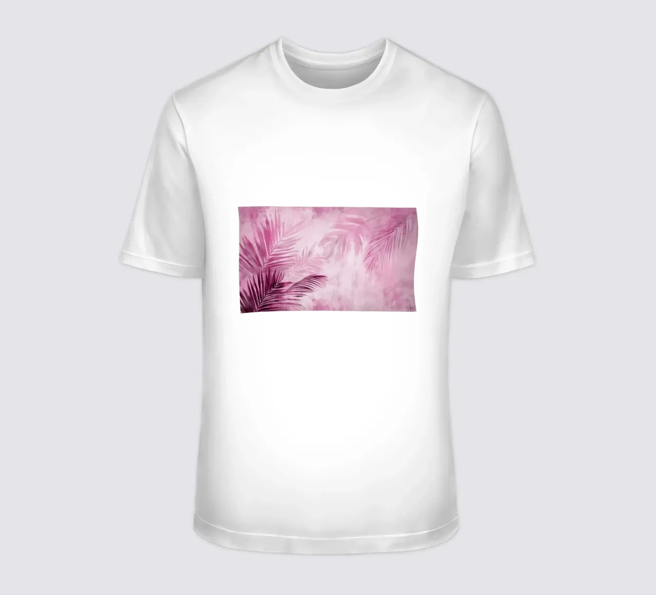 Pink Palm Paradise t-shirt by Modern Muse