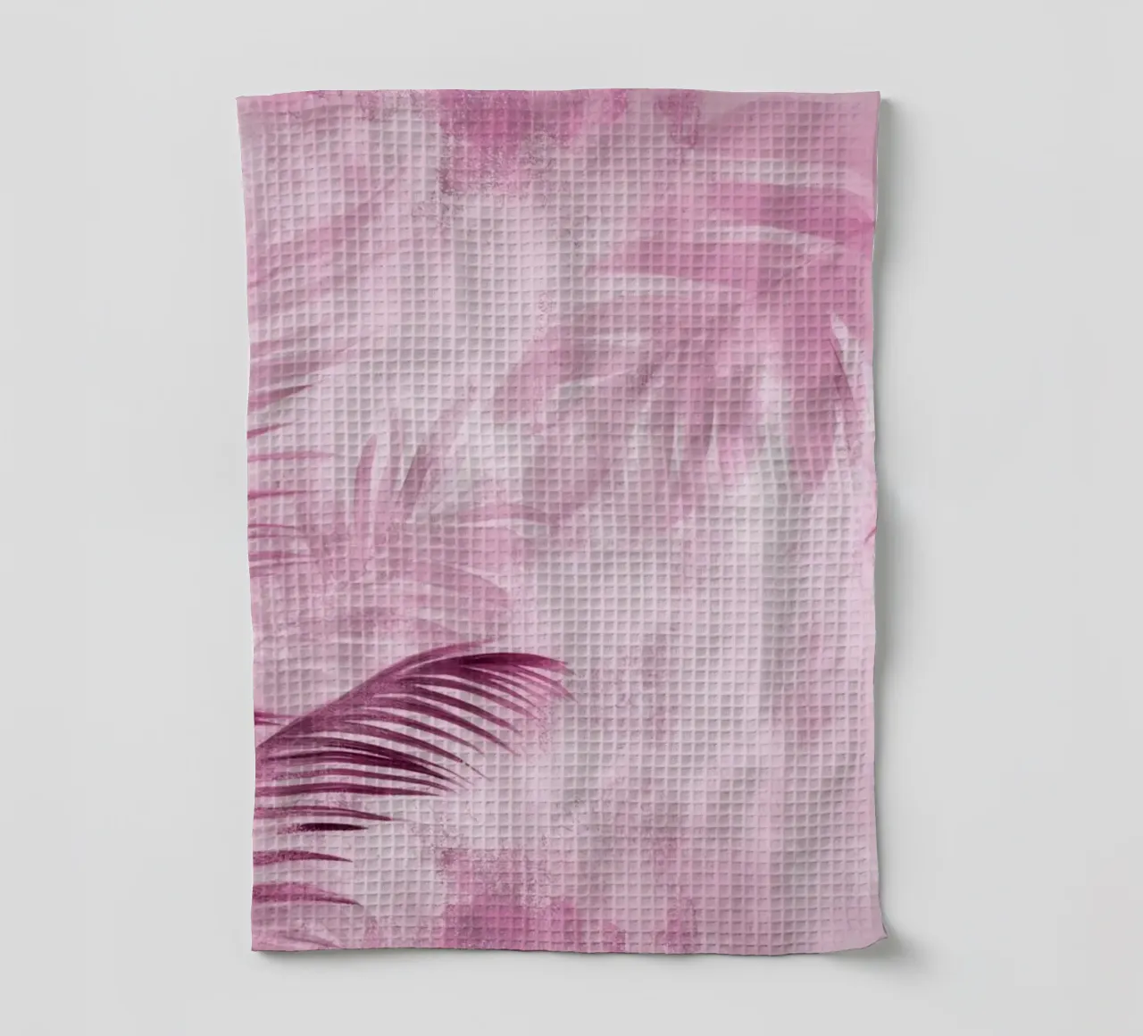 Pink Palm Paradise tea towel by Modern Muse