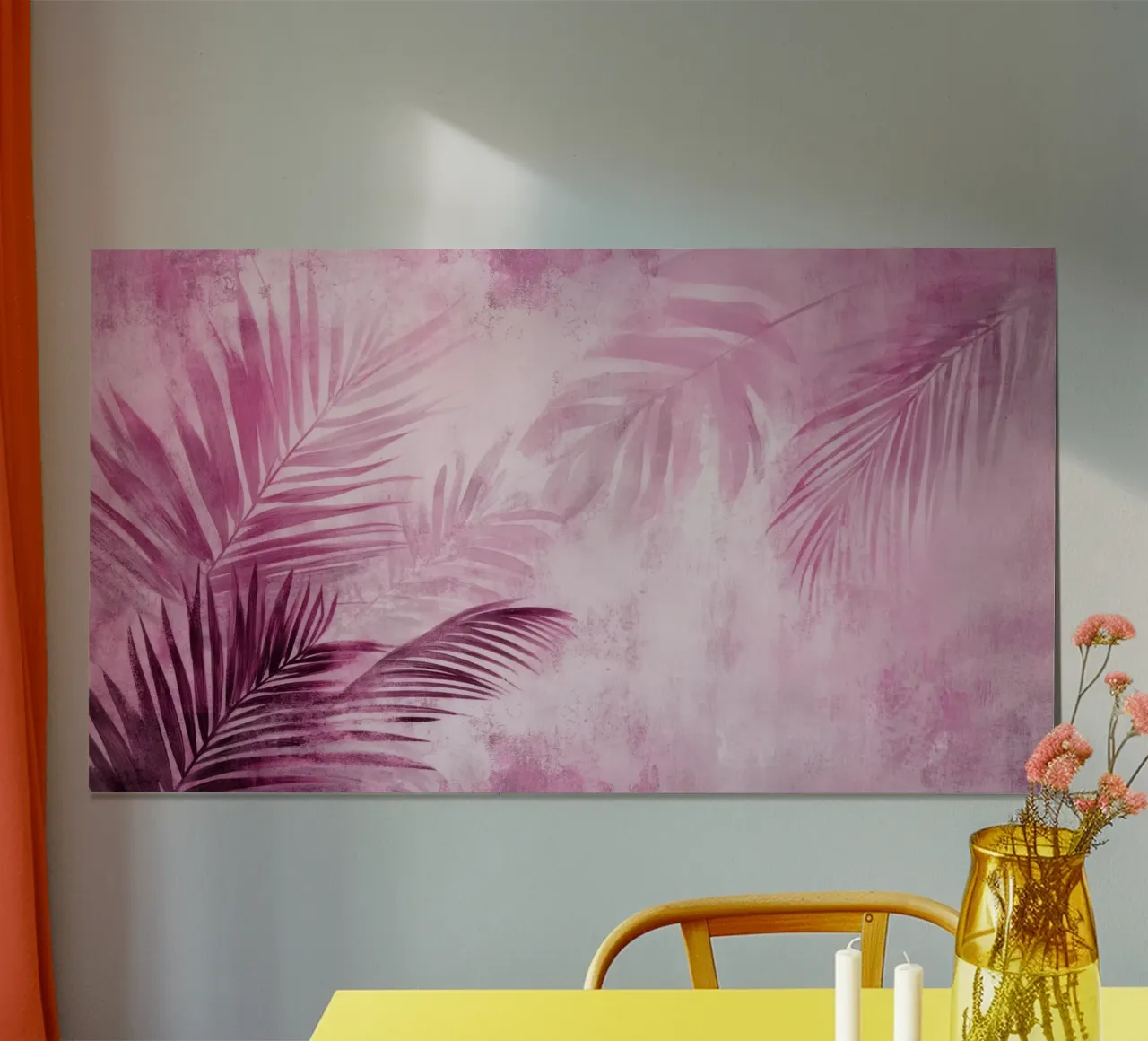 Paradiso delle palme rosa poster da Modern Muse