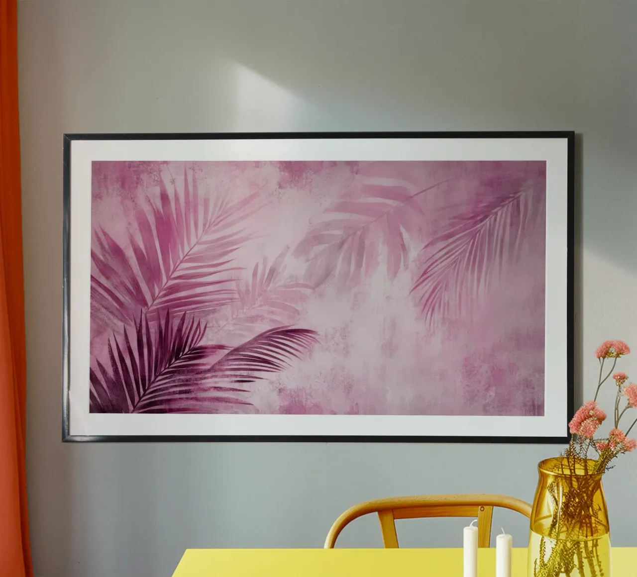 Paradiso delle palme rosa poster da Modern Muse