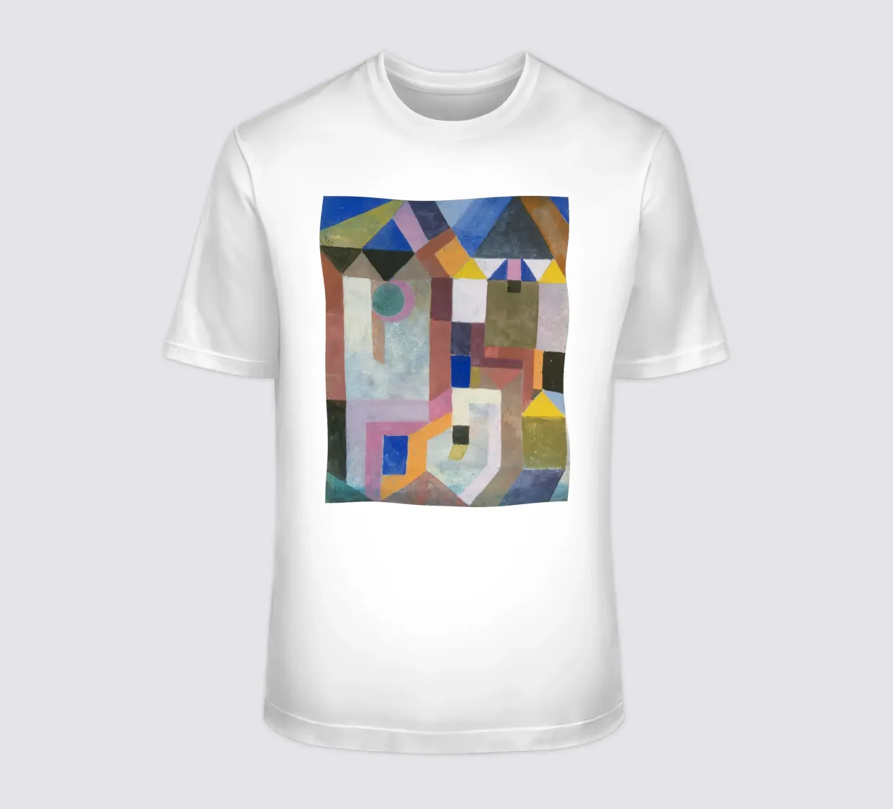 Paul Klee - Colorful Architecture t-shirt by Timeless Artworks