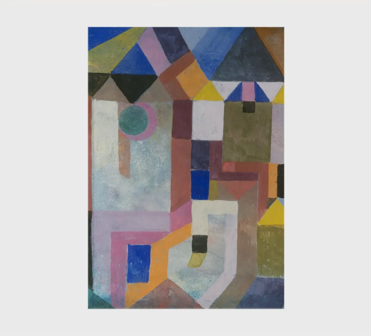 Paul Klee - Colorful Architecture notebook by Timeless Artworks