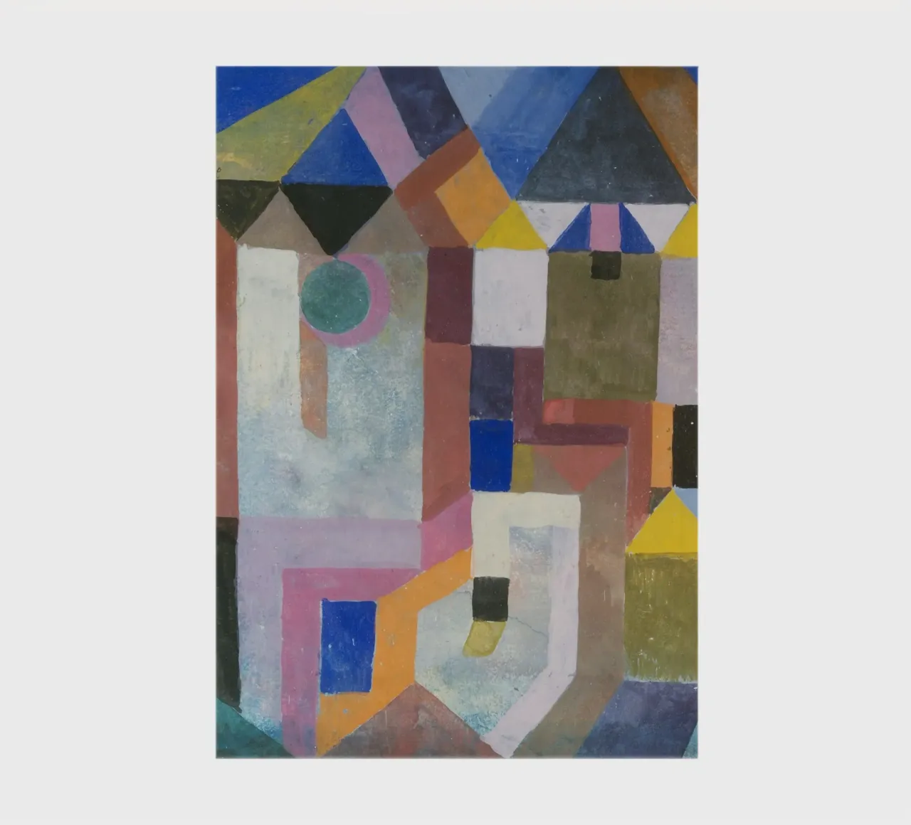 Paul Klee - Colorful Architecture notebook by Timeless Artworks