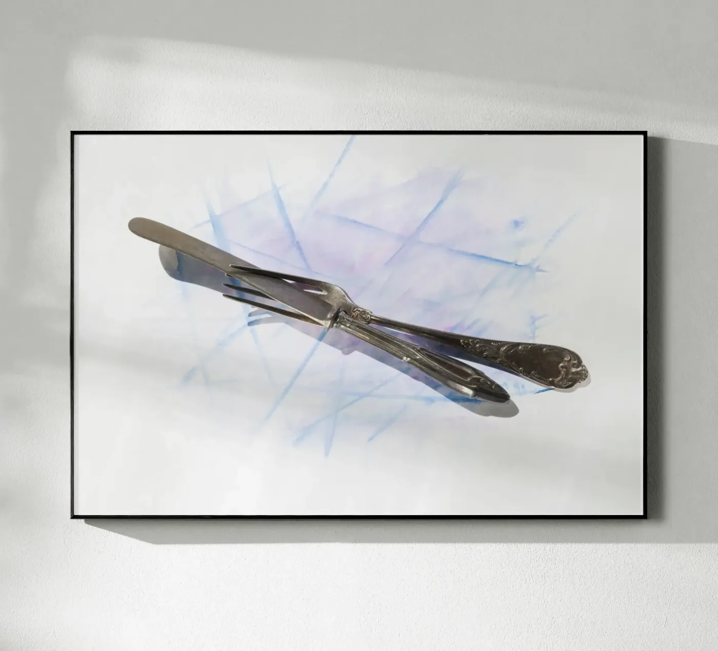 Oud bestek acryl van Barbara Buderath Fotodesign
