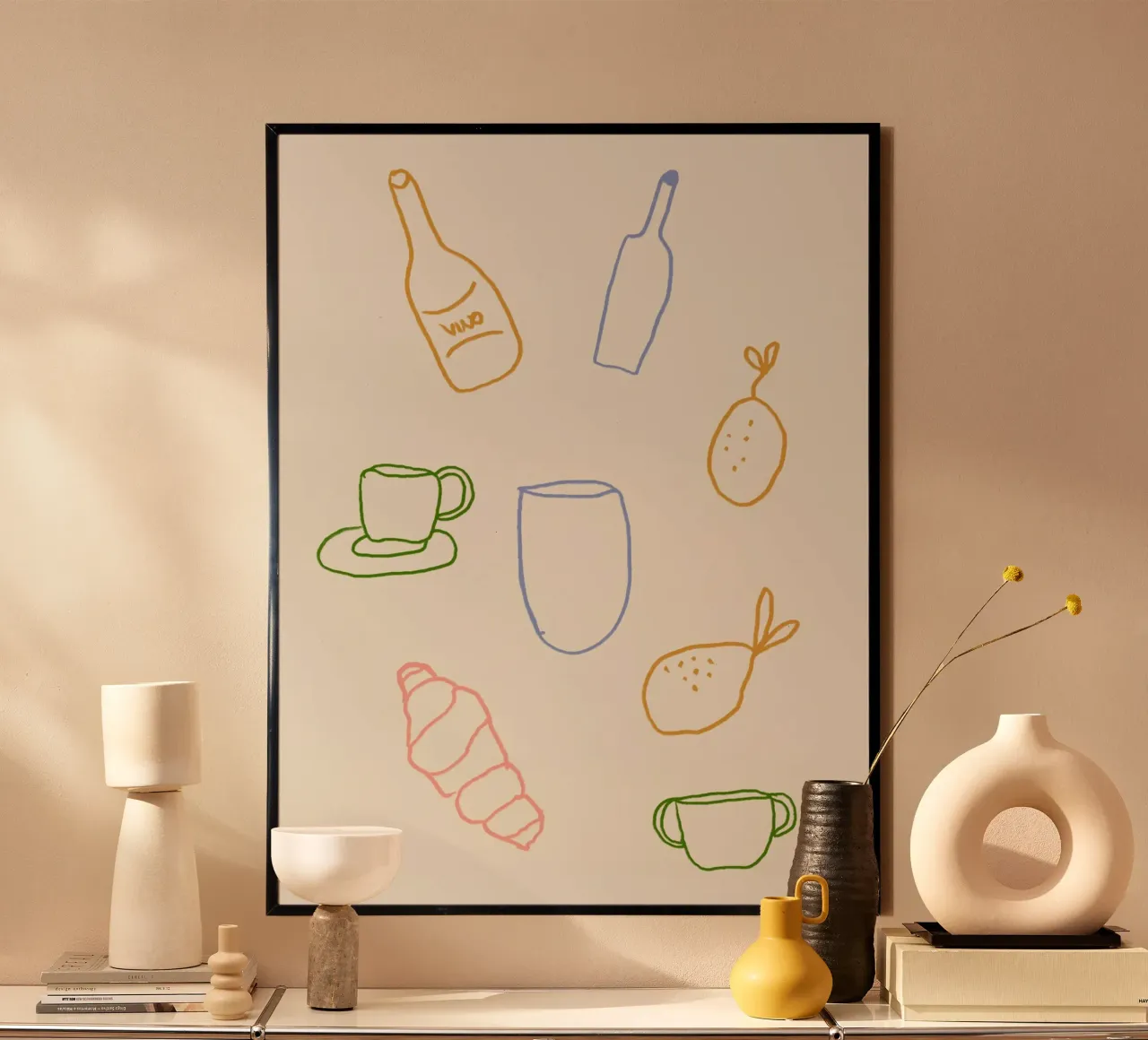 Daily Finest poster con telaio in plastica da treechild