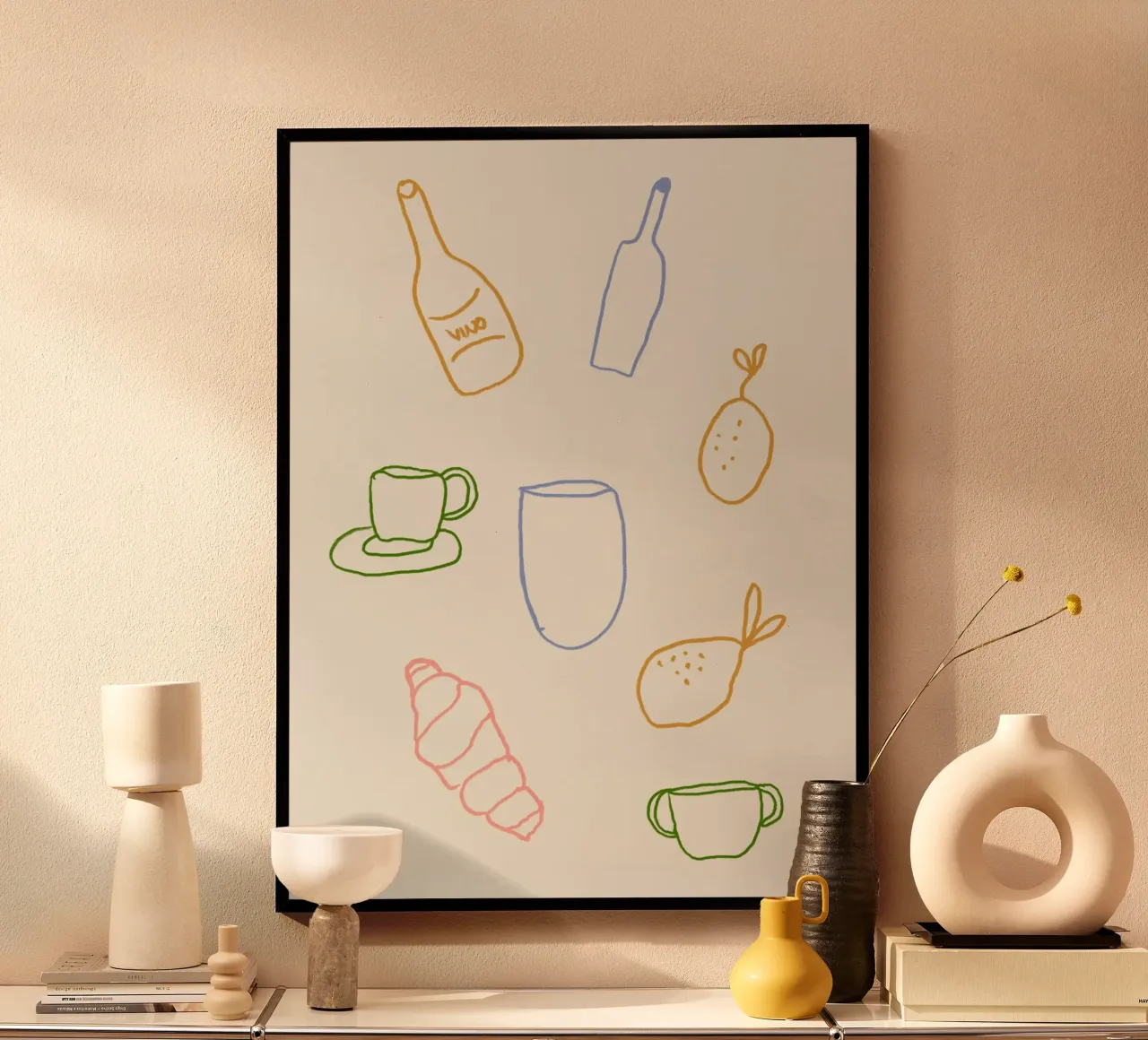 Daily Finest poster con telaio in plastica da treechild