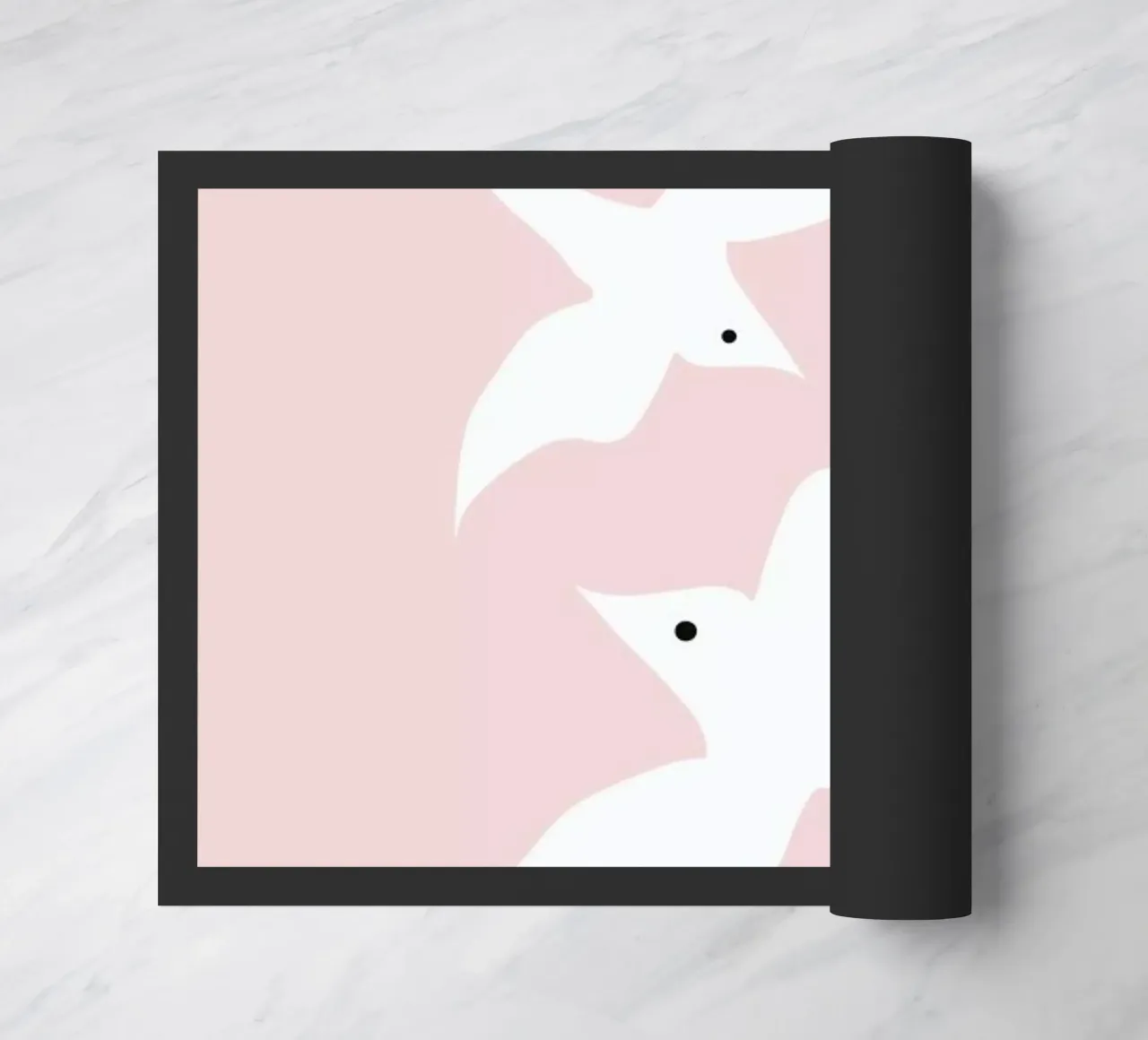 Tropical Bird in Pink zerbino da Linda Gobeta