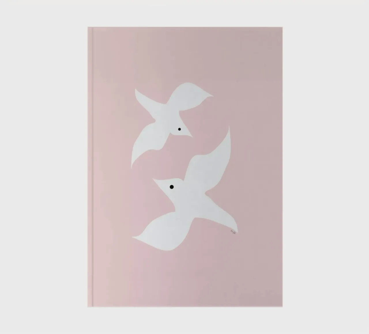 Tropical Bird in Pink Notizbuch von Linda Gobeta