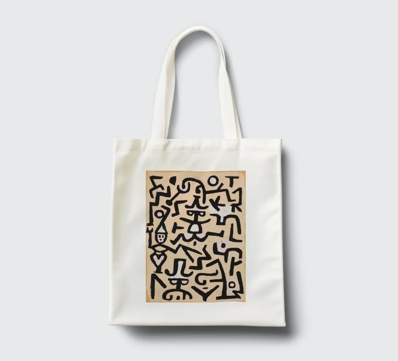 Paul Klee - Volantino dei comici borsa in juta da Timeless Artworks