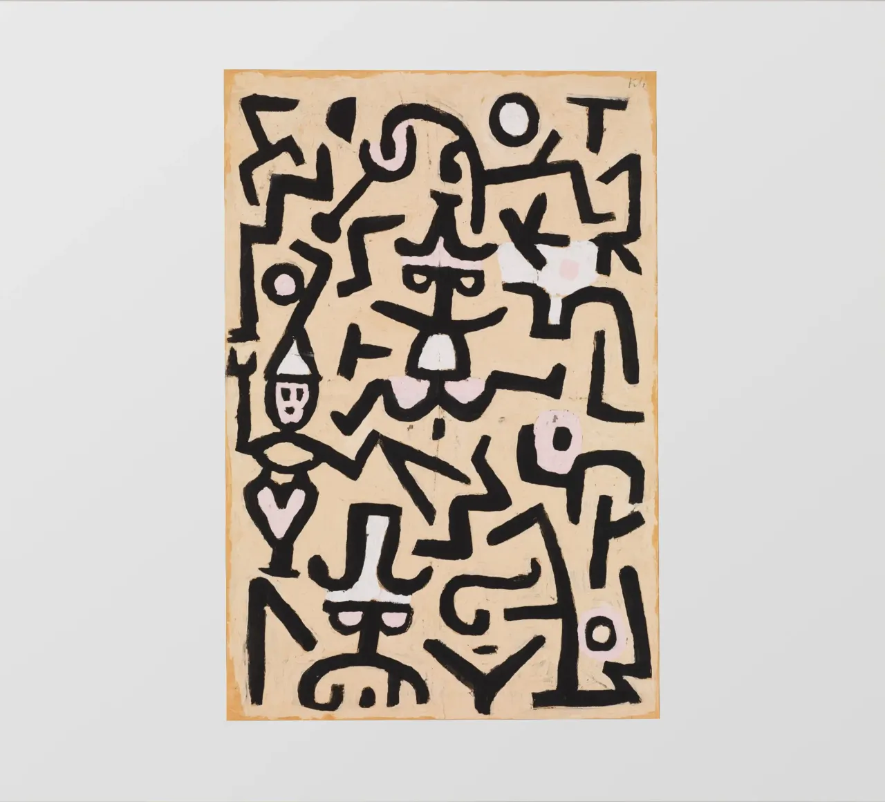 Paul Klee - Volantino dei comici pellicola backlit da Timeless Artworks