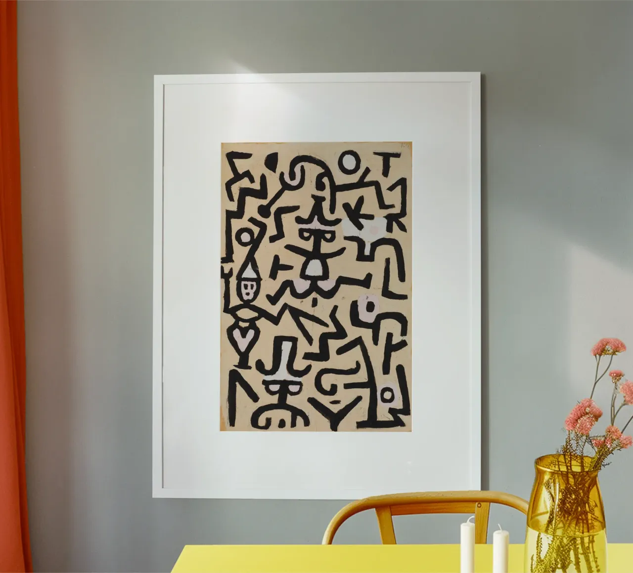 Paul Klee - Handzettel der Komödianten Poster von Timeless Artworks