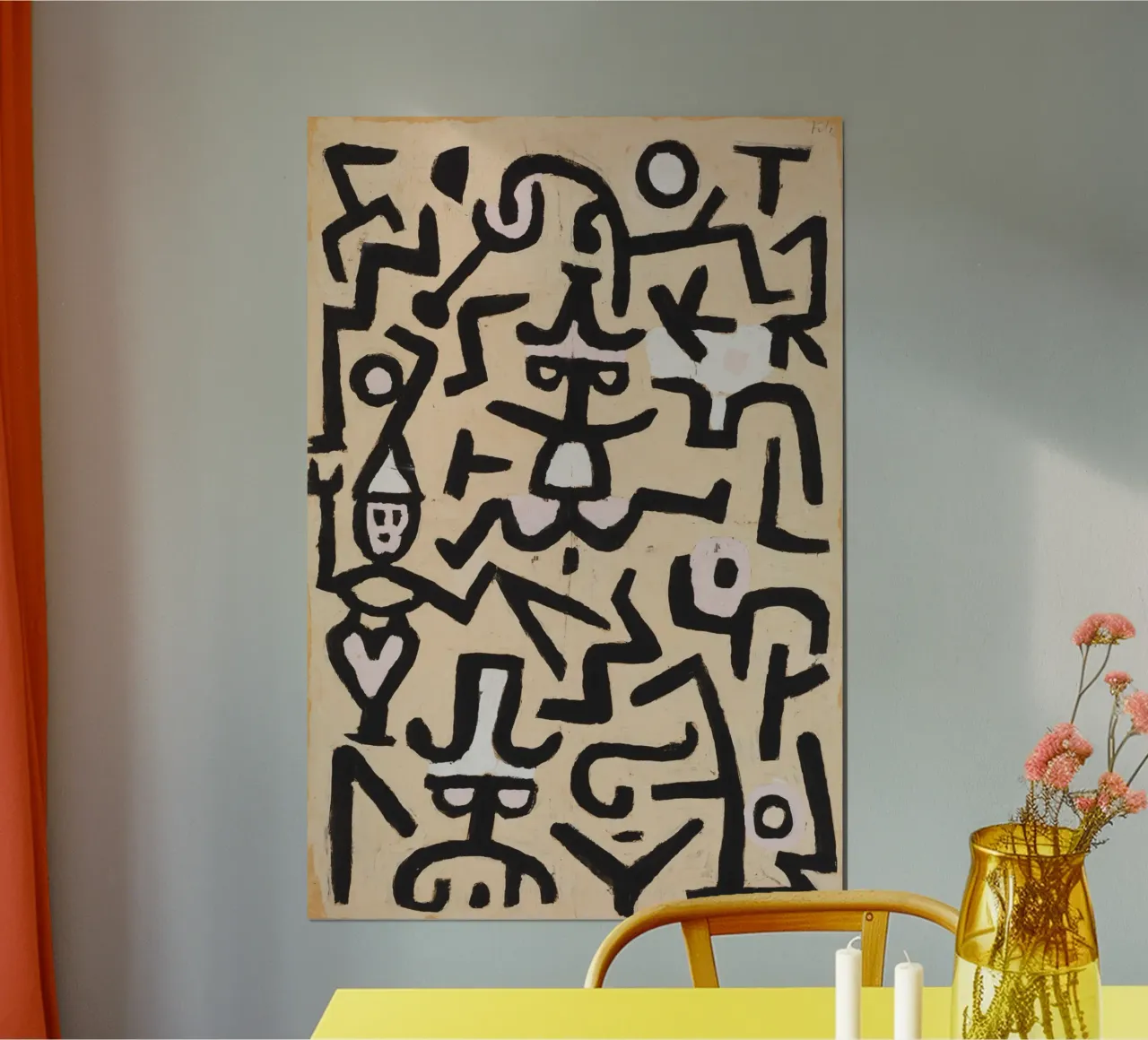 Paul Klee - Handzettel der Komödianten Poster von Timeless Artworks