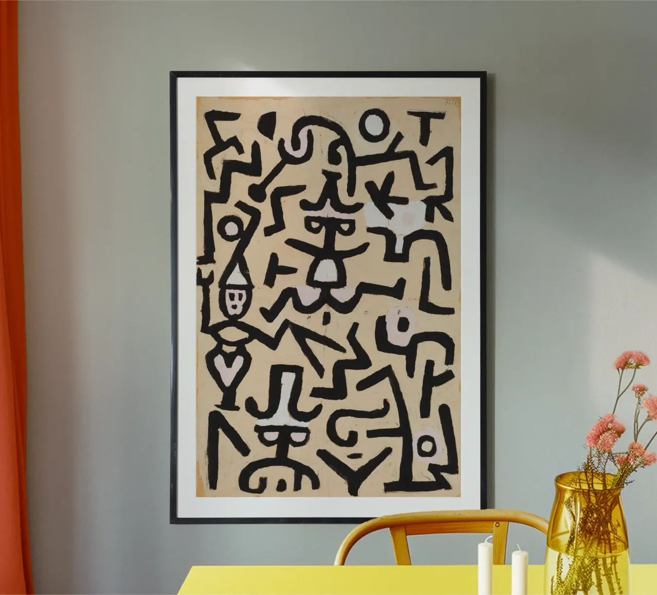 Paul Klee - Handzettel der Komödianten Poster von Timeless Artworks