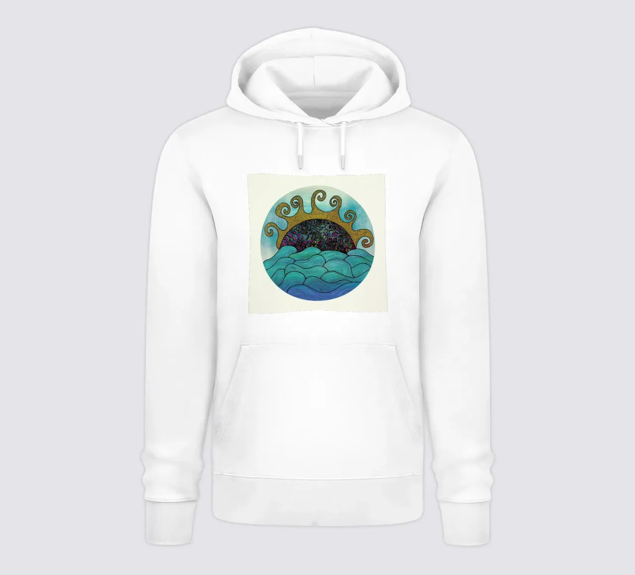 Oceania felpa con cappuccio da Pom Graphic Design