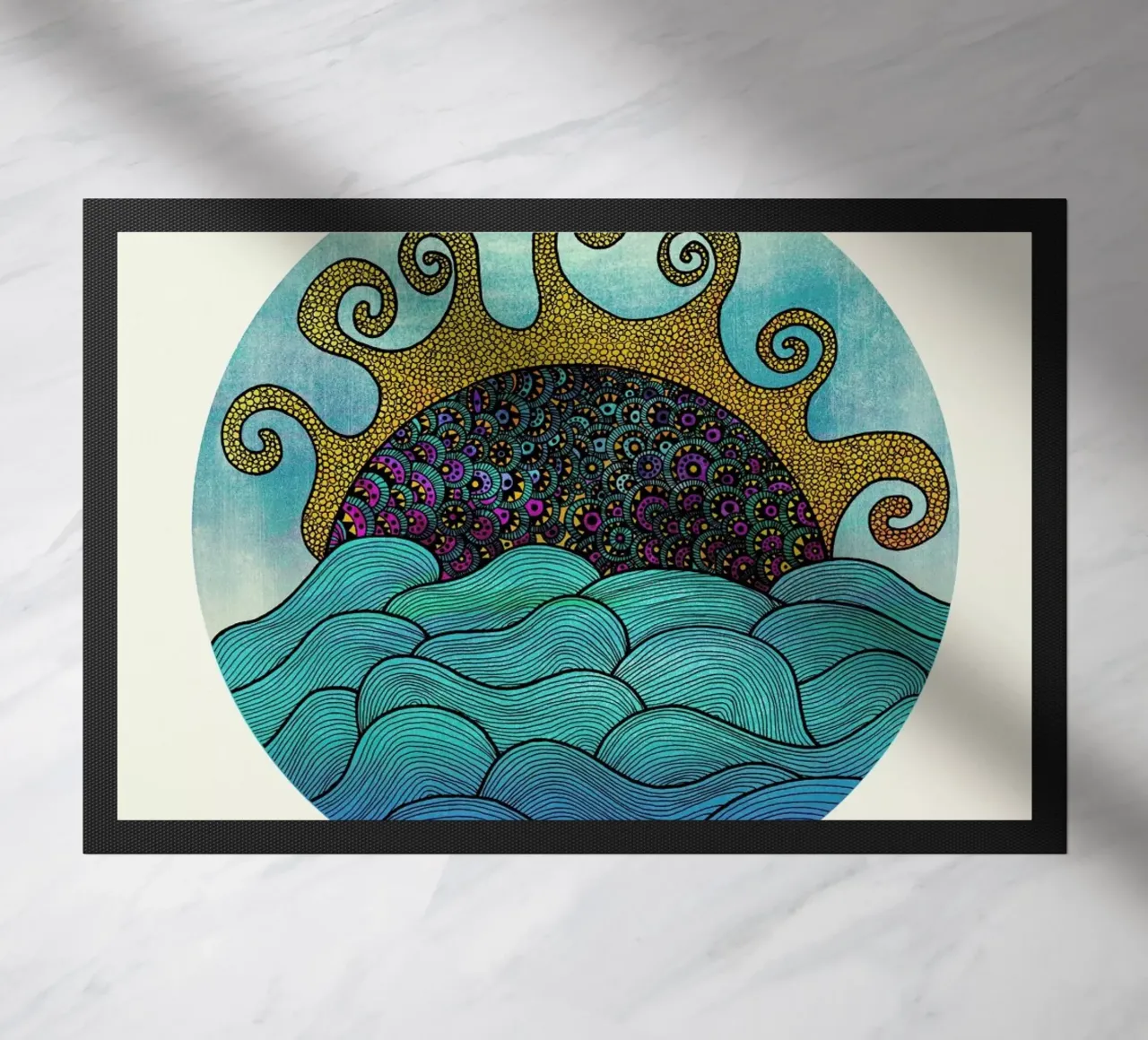 Oceania deurmat van Pom Graphic Design