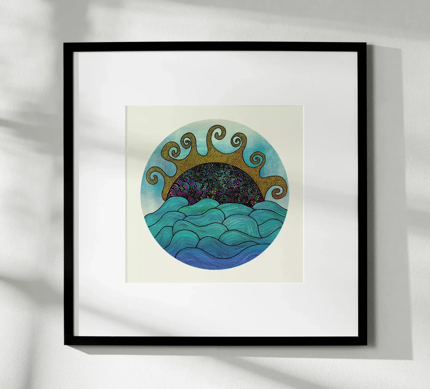 Oceania poster van Pom Graphic Design