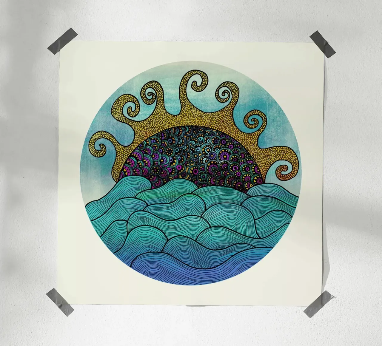 Oceania poster da Pom Graphic Design