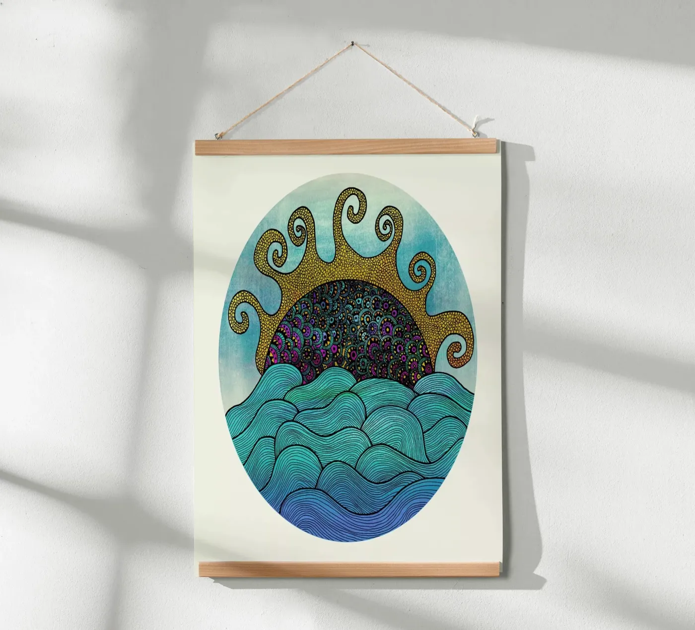 Oceania poster van Pom Graphic Design