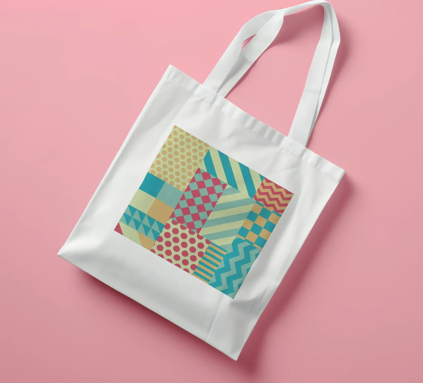 Vintage Patchwork borsa in juta da Tobe Fonseca