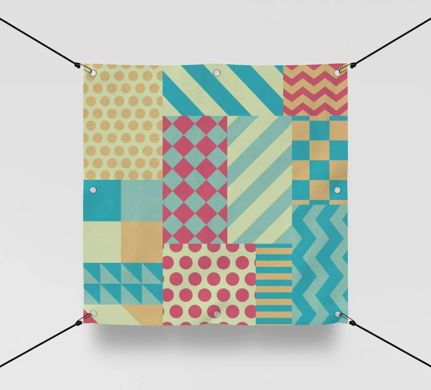 Vintage Patchwork telo in pvc da Tobe Fonseca