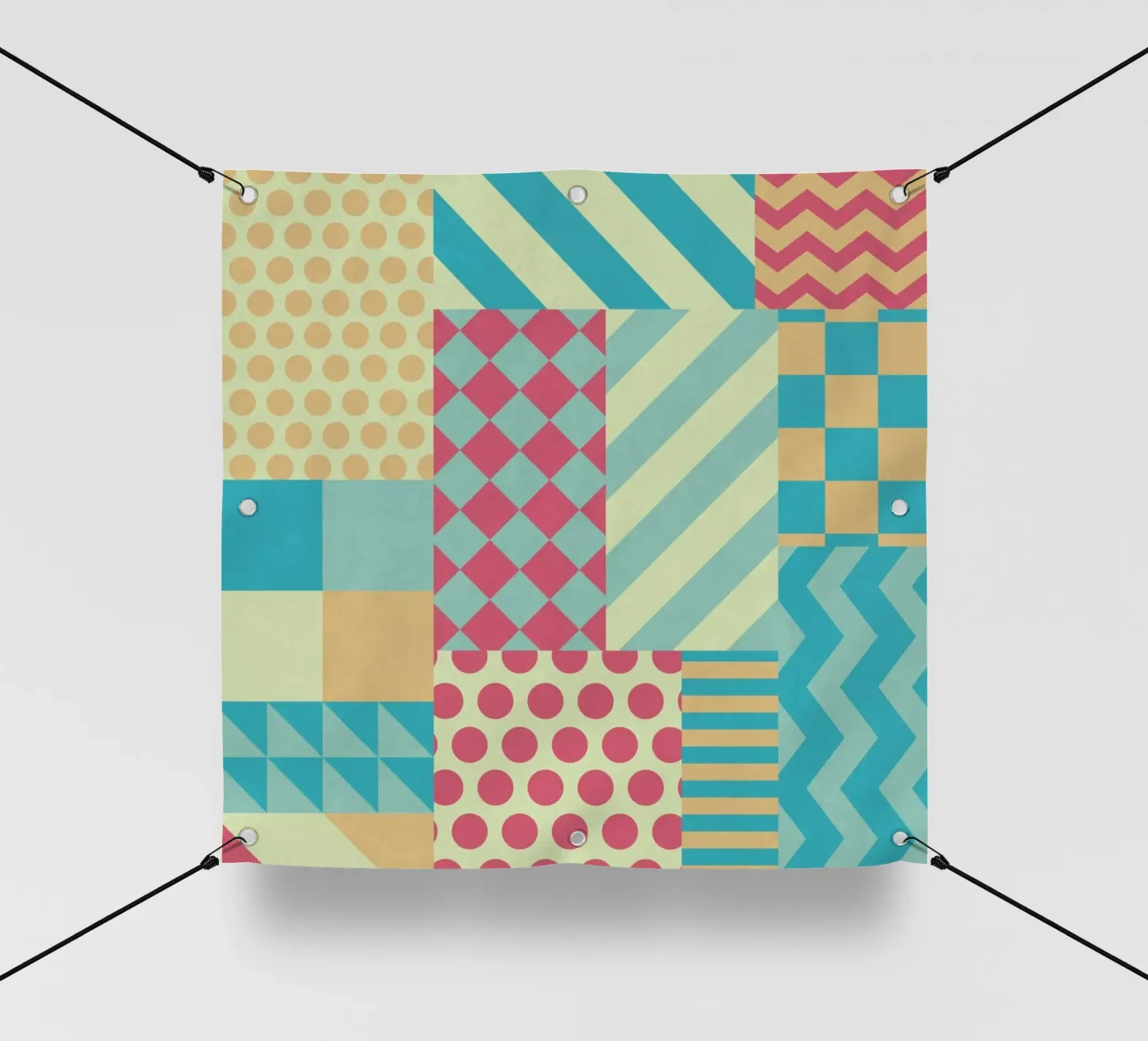 Vintage Patchwork pvc cover by Tobe Fonseca