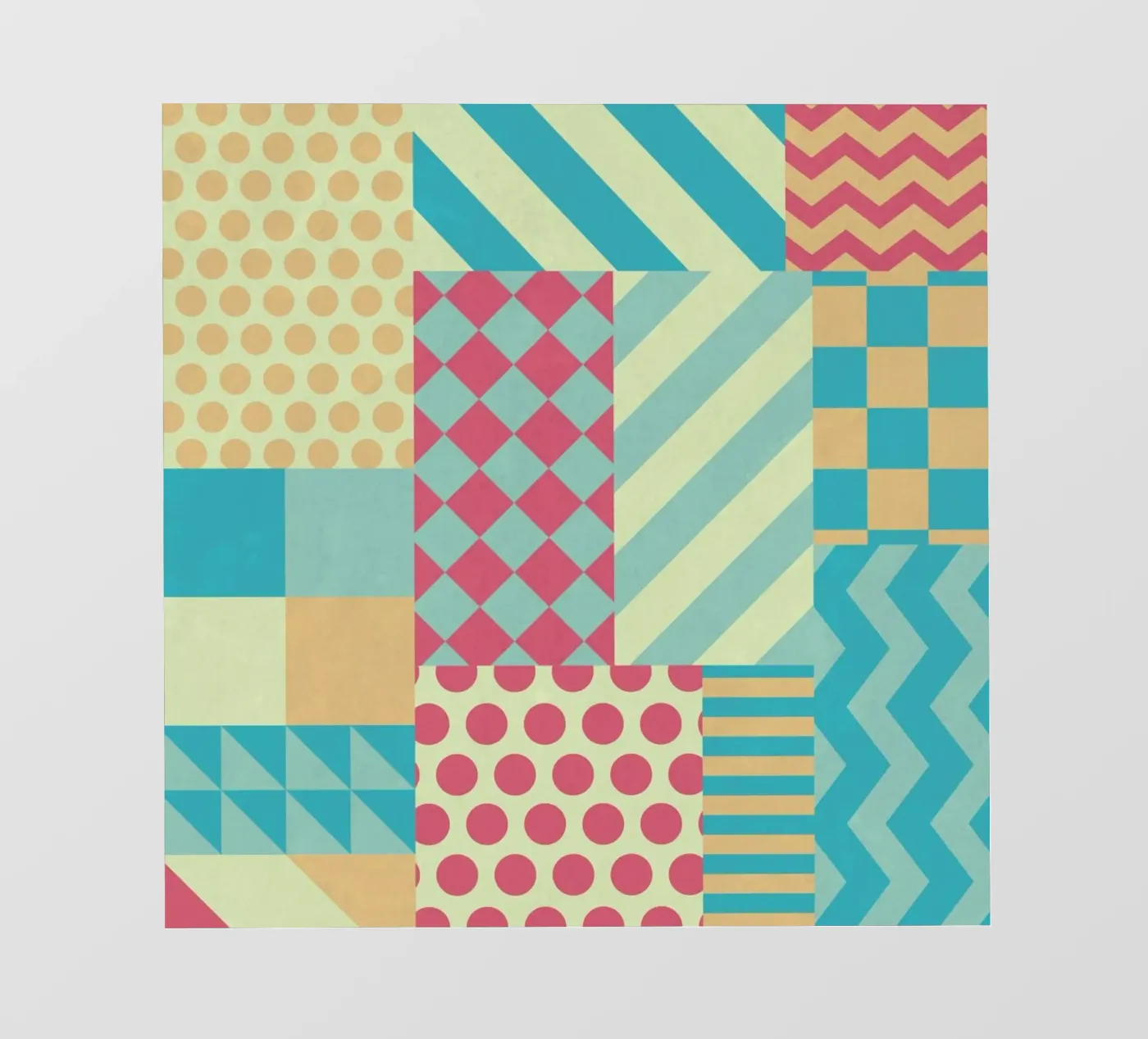 Vintage Patchwork telo in pvc da Tobe Fonseca