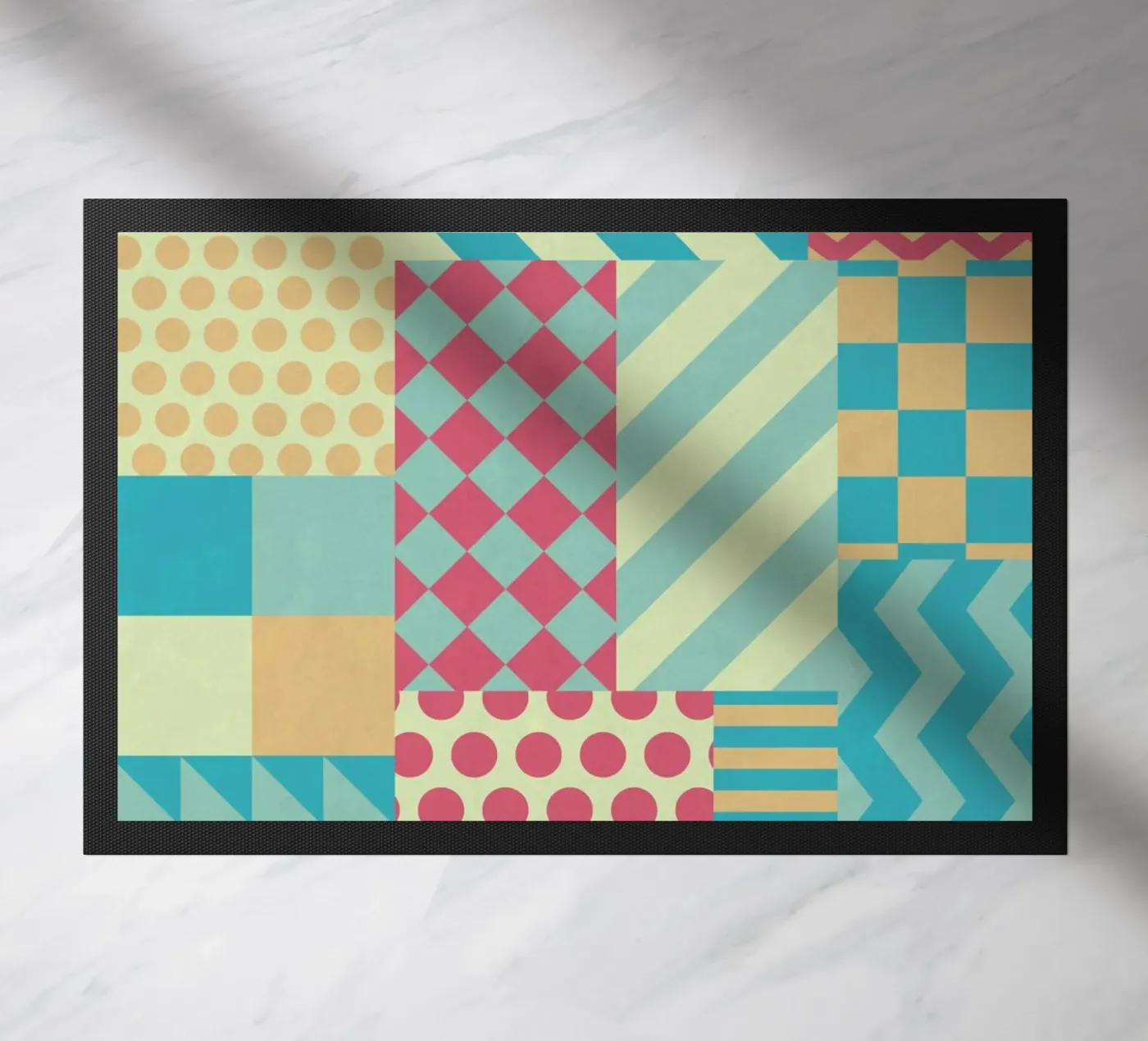 Vintage Patchwork doormat by Tobe Fonseca
