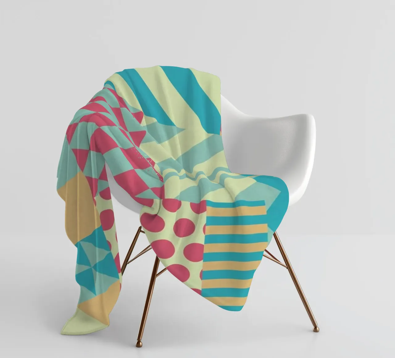 Vintage Patchwork fleecedeken van Tobe Fonseca