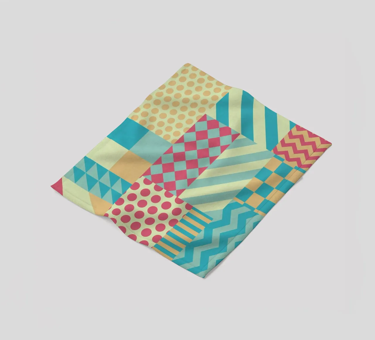 Vintage Patchwork fleecedeken van Tobe Fonseca