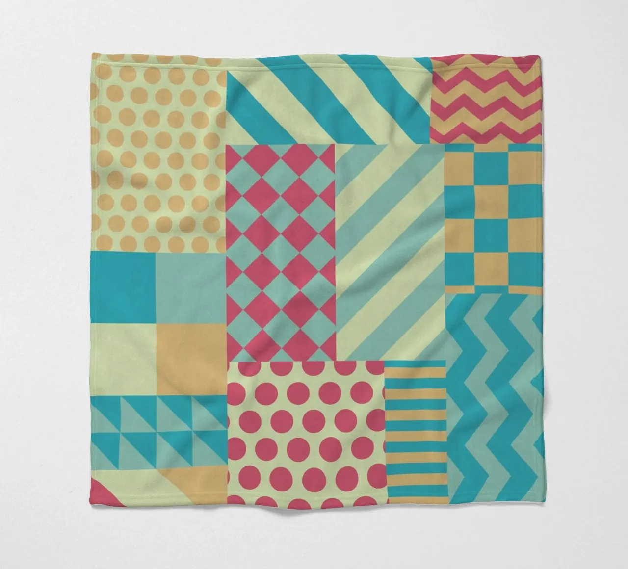 Vintage Patchwork fleecedeken van Tobe Fonseca