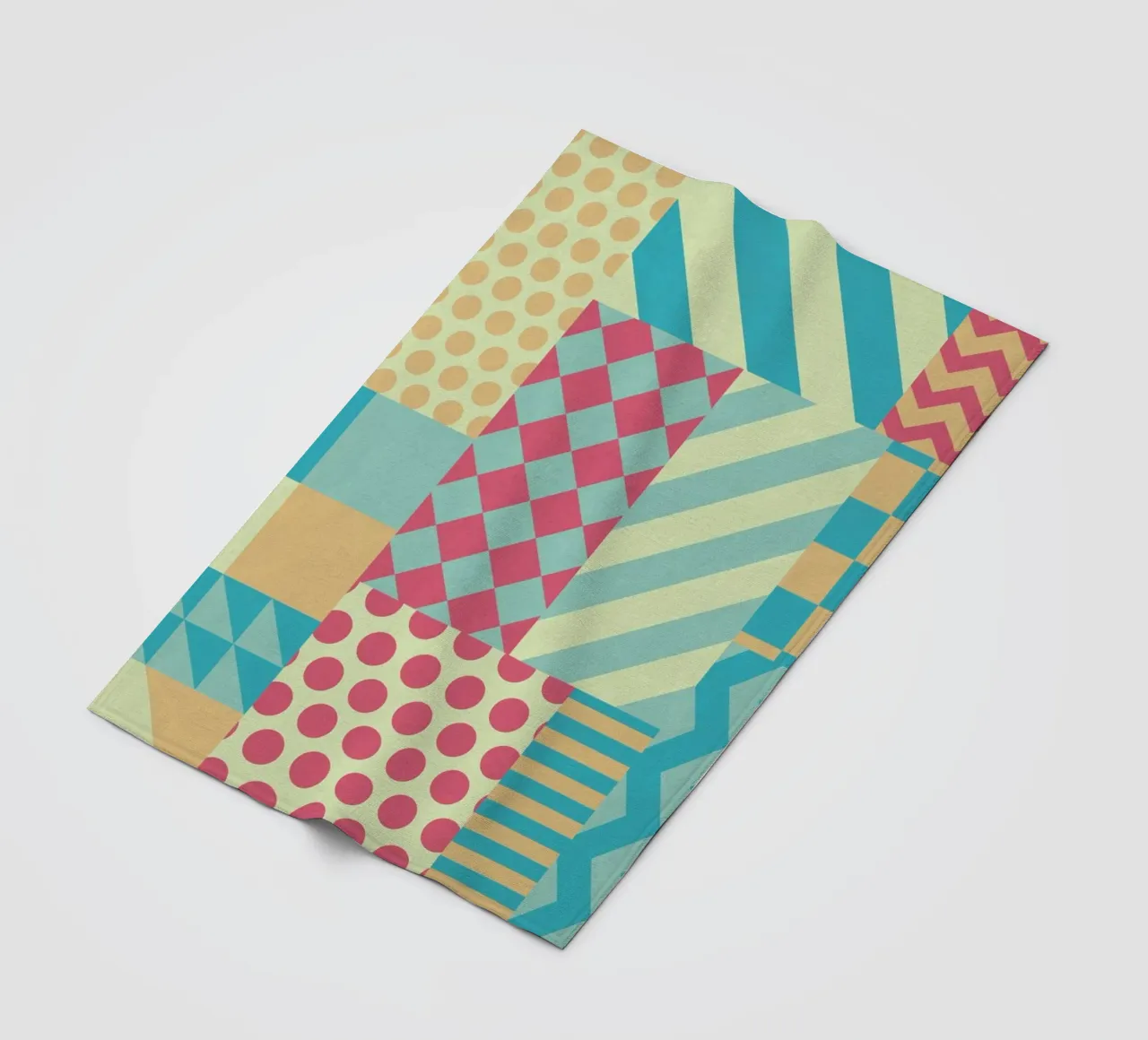 Vintage Patchwork fleecedeken van Tobe Fonseca