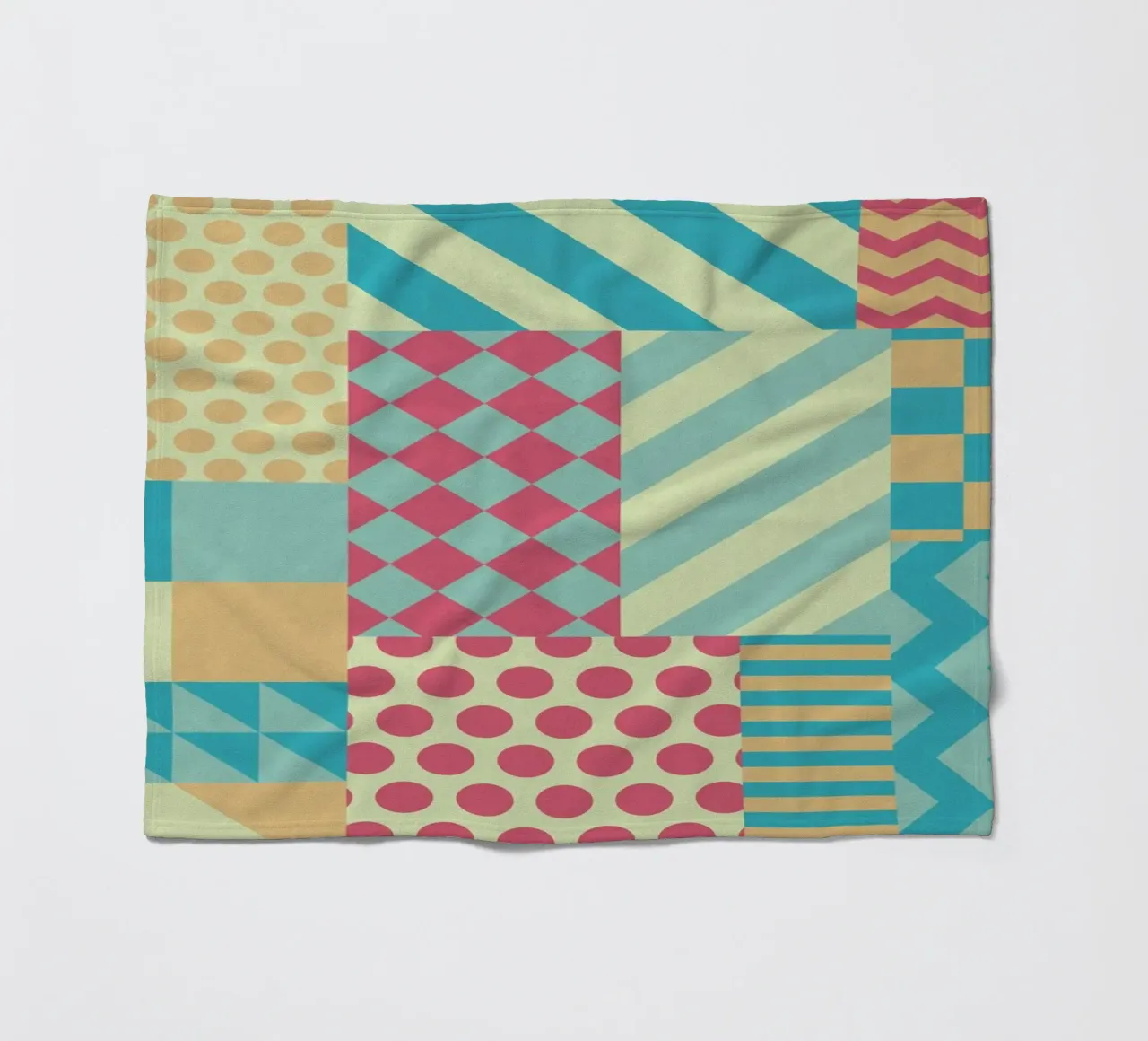 Vintage Patchwork fleecedeken van Tobe Fonseca